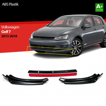 Spoiler pod predný nárazník VW GOLF VII 2012-17 čierny lesklý Spoiler pod predný nárazník VW GOLF VII 2012-17 čierny lesklý