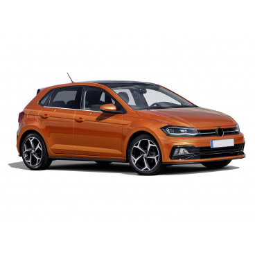 Nerez spodnej lišty okien VW Polo 2017-21 4 ks
