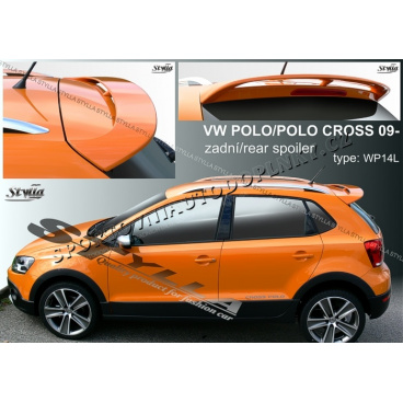 VW Polo, Polo Cross 2009+ zadný spoiler (EÚ homologácia)