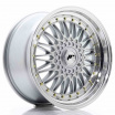 JR Wheels JR9 18x9 ET40 5x112/114 Strieborné s lešteným límcom