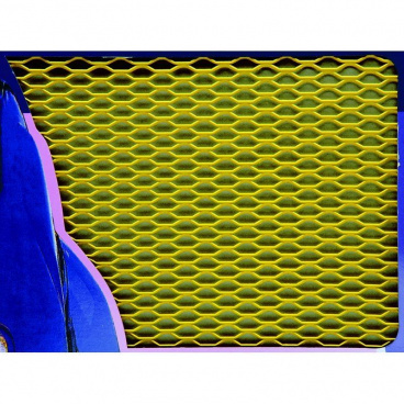 Hliníková mriežka žltá 100x33 cm (veľkosť oka 17x6 mm) Hliníková mriežka žltá 100x33 cm (veľkosť oka 17x6 mm)