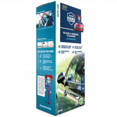 Sada na čistenie skla Automotive sada NANO GNP Glass & Mirrors Cleaner