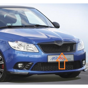 Maska Milotec s čiernou mriežkou Škoda Roomster, Fabia II Maska Milotec s čiernou mriežkou Škoda Roomster, Fabia II