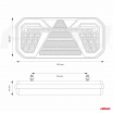 Zadné kombinované LED svetlo RCL-04-R dynamické pravé