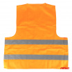 Oranžová reflexná výstražná vesta s certifikátom XXL