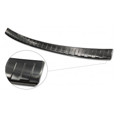 Nerez kryt - ochrana prahu zadného nárazníka Hyundai i30 2017 + vr. FL 2020+ čierny