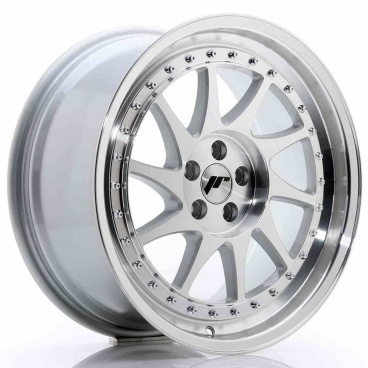 JR Wheels JR26 18x8,5 ET40 5x112 Strieborná Leštená Čelná Strana