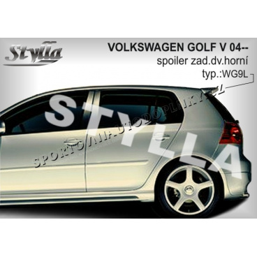 Volkswagen Golf V 04+ spoiler zadných dverí horný Volkswagen Golf V 04+ spoiler zadných dverí horný