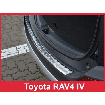 Nerez kryt- ochrana prahu zadného nárazníka Toyota RAV4 IV 2013-15