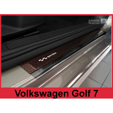 Carbon Sportline ochranné lišty prahu dverí 2ks Volkswagen Golf 7 2012-16 Carbon Sportline ochranné lišty prahu dverí 2ks Volkswagen Golf 7 2012-16