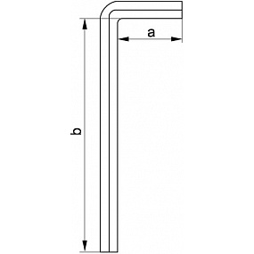 Klíč imbusový 10.0 mm 6 ks