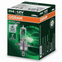 Halogénová žiarovka Ostram Ultra Life H4 55W (4 roky záruka) 1 ks