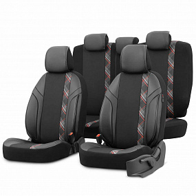 Kompletná sada poťahov na autosedačky OTOM HORIZON 1801 RED 3-ZIP