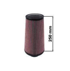 Kónický filter TurboWorks H:250mm OTW:101mm Fialový