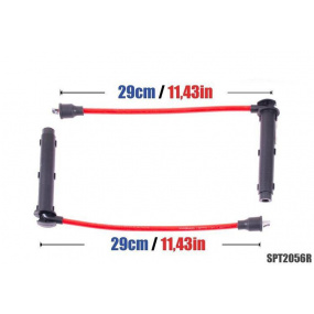Przewody zapłonowe PowerTEC LAND ROVER FREELANDER ROVER 25 45 75 1.4-1.8L Czerwone