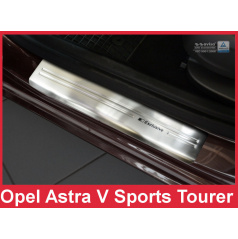 Nerez ochranné lišty prahu dverí 4ks Opel Astra 5 K Sports Tourer 2015-17