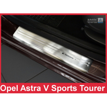Nerez ochranné lišty prahu dverí 4ks Opel Astra 5 K Sports Tourer 2015-17