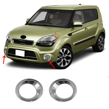 Nerez kryty předních mlhovek Kia Soul 2008-14