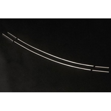 Škoda Octavia II 09-11 - nerez chrom lišty predného nárazníka KI-R