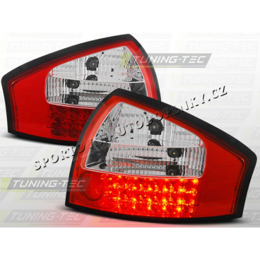 AUDI A6 (C5) SEDAN 1997-04 zadné LED lampy RED WHITE (LDAU13) AUDI A6 (C5) SEDAN 1997-04 zadné LED lampy RED WHITE (LDAU13)