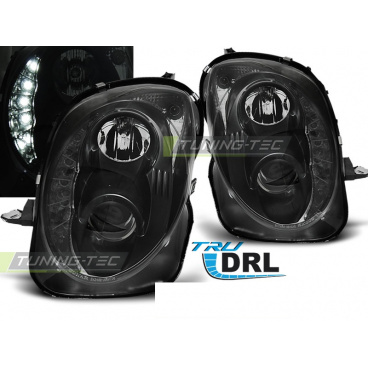 Alfa Romeo Mito 2008- predné číre svetlá TRU DRL black (LPAR06) Alfa Romeo Mito 2008- predné číre svetlá TRU DRL black (LPAR06)
