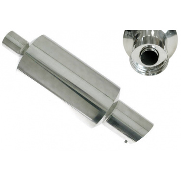 Sportovní výfuk TurboWorks 63/105 mm dlouhá kulatá koncovka se silencerem 