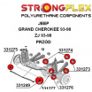 Jeep Grand Cherokee 1993-98 Strongflex Šport kompletná zostava silentblokov 26 ks