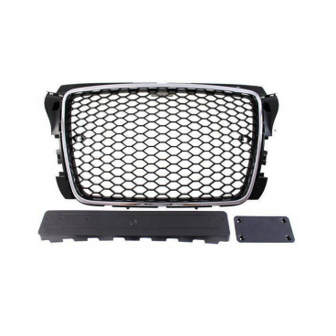 Gril Audi A3 8P Facelift RS-Štýl Chróm-Čierny PDC