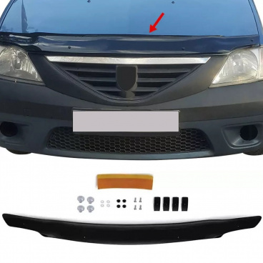 Deflektor prednej kapoty Dacia Logan 2005-12 Deflektor prednej kapoty Dacia Logan 2005-12