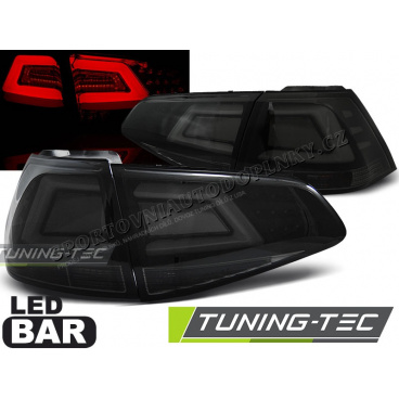 VW Golf 7 2013 zadné lampy smoke black LED Bar (LDVW03)