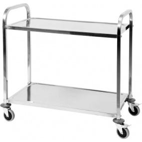Číšnický vozík 890x495mm 2 police NEREZ Číšnický vozík 890x495mm 2 police NEREZ