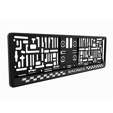 Podlozka pod ŠPZ RACING chróm Podlozka pod ŠPZ RACING chróm