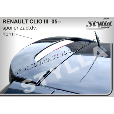RENAULT CLIO III 06+ spoiler zad. dveří horní RENAULT CLIO III 06+ spoiler zad. dveří horní