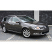 Nerez kryt čierna ochrana prahu zadného nárazníka Volkswagen Passat B7 kombi 2011-14
