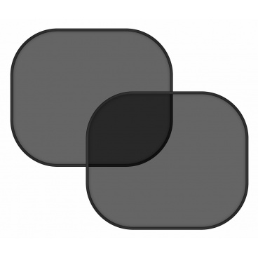 Clona slnečná na bočné okno 43x36 cm, 2 prísavky