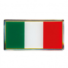 3D logo vlajka Taliansko 78x41 mm