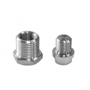 Adaptér Lambda sondy Redukcia M18x1.5 - M12x1.25 + Zátka TurboWorks Adaptér Lambda sondy Redukcia M18x1.5 - M12x1.25 + Zátka TurboWorks