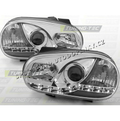 VW Golf IV 1997-03 Predné číre svetlá Daylight LED chrome (LPVW85)