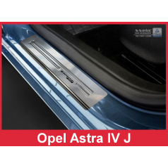Nerez ochranné lišty prahu dverí 4ks Opel Astra 4 J 2009-16