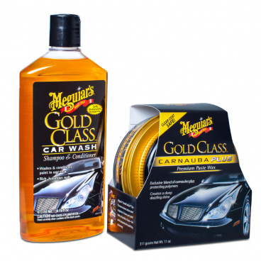 Meguiar 's Gold Class Wash & Wax Kit exkluzívna sada autokozmetiky na umývanie a ochranu laku