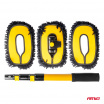 Teleskopická kefa na umývanie auta s 3 vymeniteľnými nadstavcami