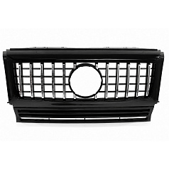 Gril Mercedes-Benz G W463 G63 Look Lesklá Čierna