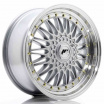 JR Wheels JR9 18x8 ET35 5x112/120 Strieborné s lešteným límcom