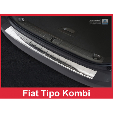 Nerez kryt- ochrana prahu zadného nárazníka Fiat Tipo Kombi 2016+