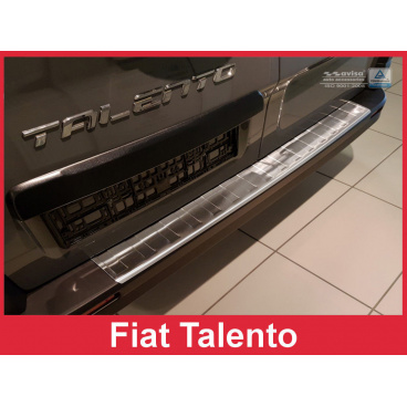 Nerez kryt- ochrana prahu zadného nárazníka Fiat Talento 2015-16