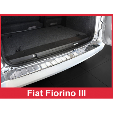 Nerez kryt- ochrana prahu zadného nárazníka Fiat Fiorino III 2007+