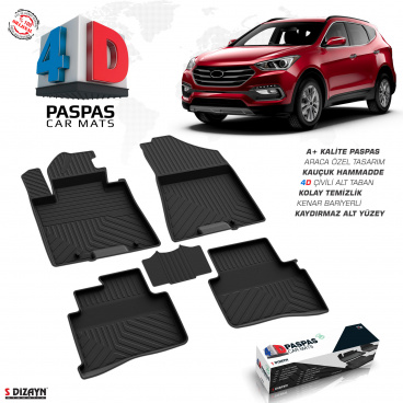 Gumový set 4D presných autokobercov Hyundai Tucson 2015+