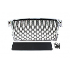Gril Audi A4 B8 RS-Style Chróm-Čierny PDC