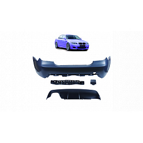 Nárazník BMW 5 E60 Zadný s difúzorom Nárazník BMW 5 E60 Zadný s difúzorom