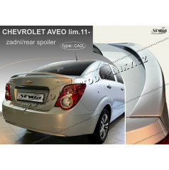Chevrolet Aveo lim 2011- zadný spoiler (EÚ homologácia)